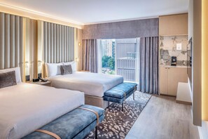Premier Deluxe 2 Doubles | Hochwertige Bettwaren, Select-Comfort-Betten, Zimmersafe