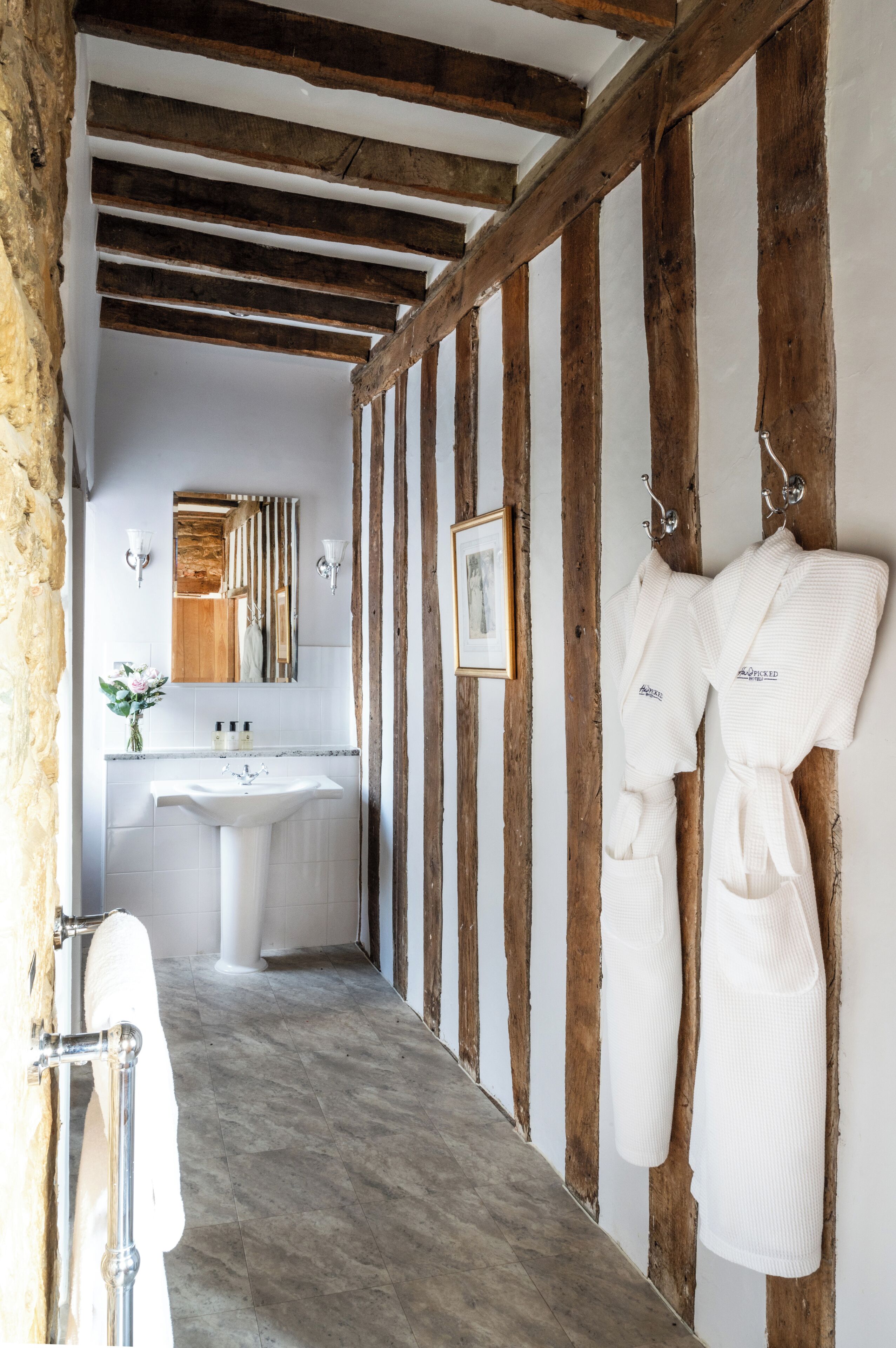 feature room | bathroom | separate bathtub and shower, free toiletries, hair dryer, slippers