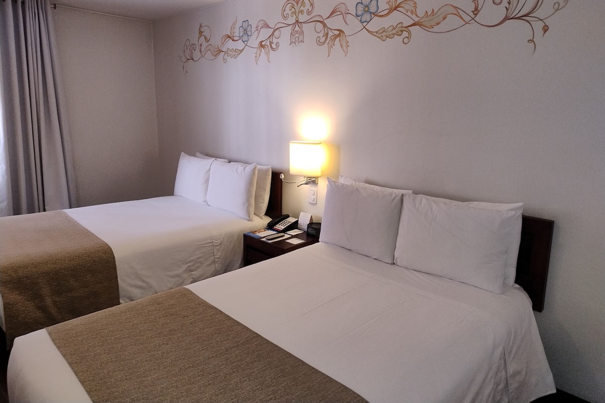Standard Twin Room, 2 Double Beds, Non Smoking (Double Standard)