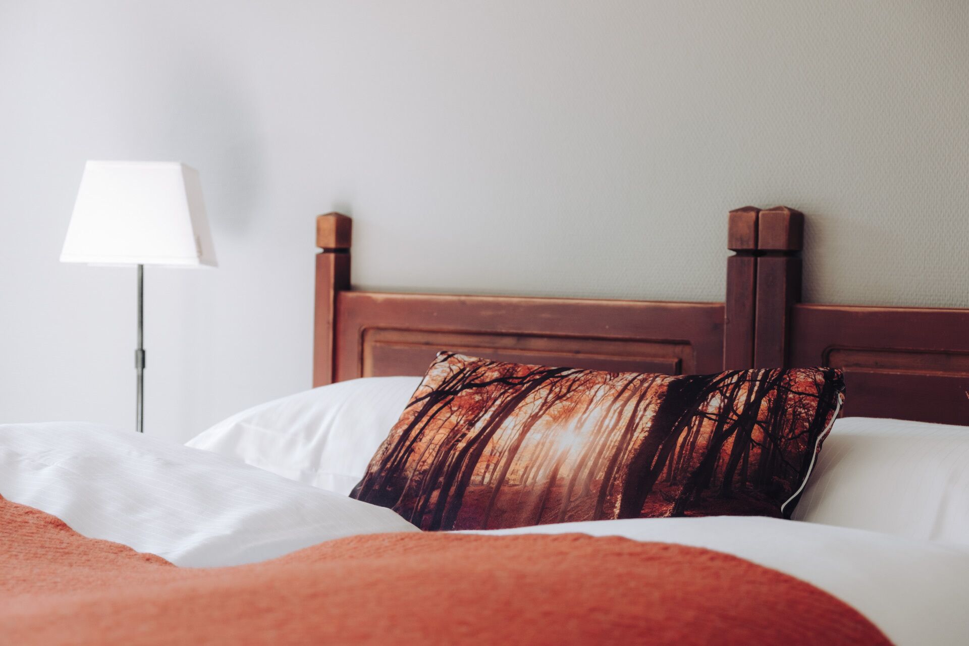 down duvets, pillow-top beds, desk, blackout curtains