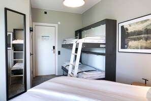 Desk, blackout drapes, free WiFi, bed sheets