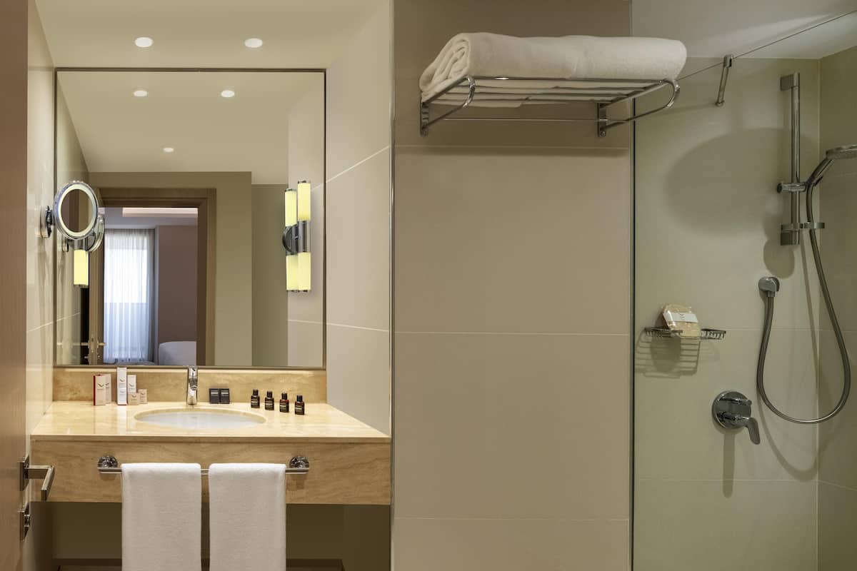 Een minibar, een kluis op de kamer, individueel gedecoreerd