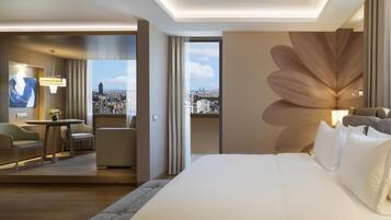 Dobbeltrom – junior, 1 enkeltseng | Minibar, safe på rommet, individuelt dekorert og individuelt innredet