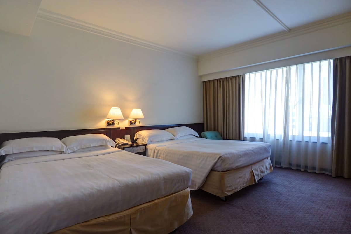Family Room, 2 Double Beds, Non Smoking | View from room