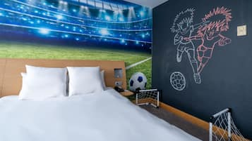 Ropa de cama hipoalergénica y minibar