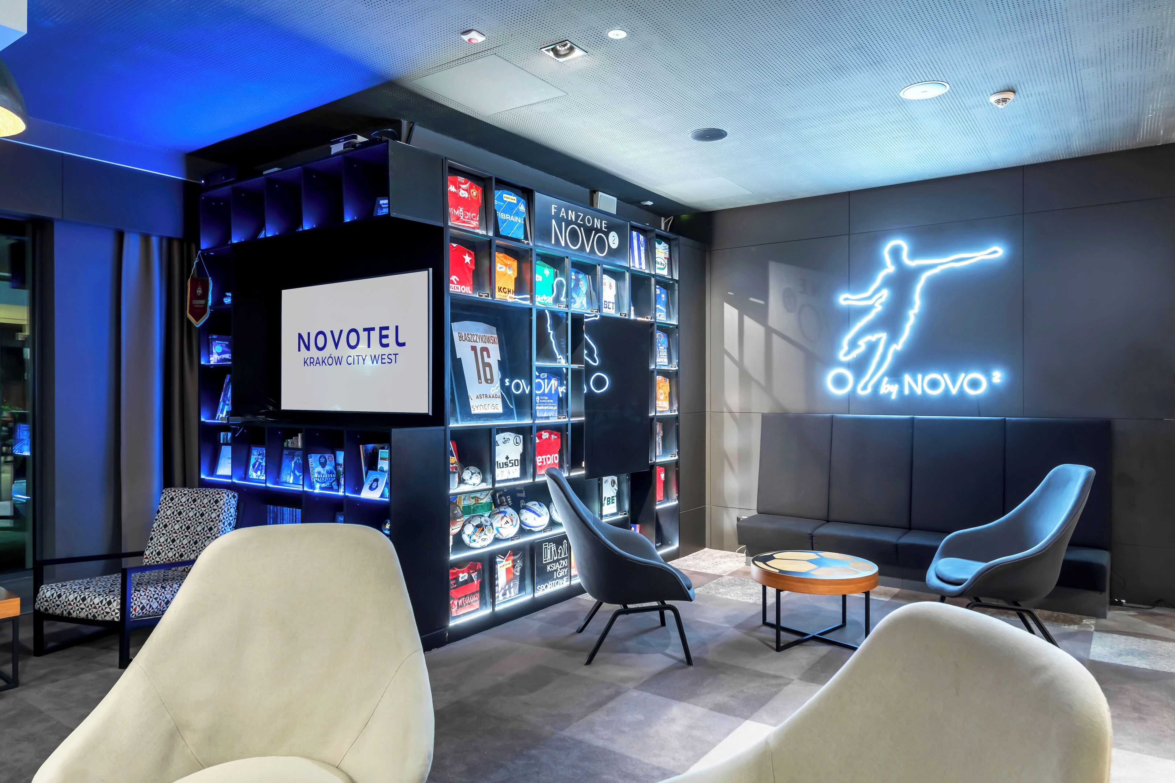 Sala de estar en el lobby