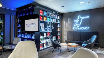 Sittområde i lobbyn