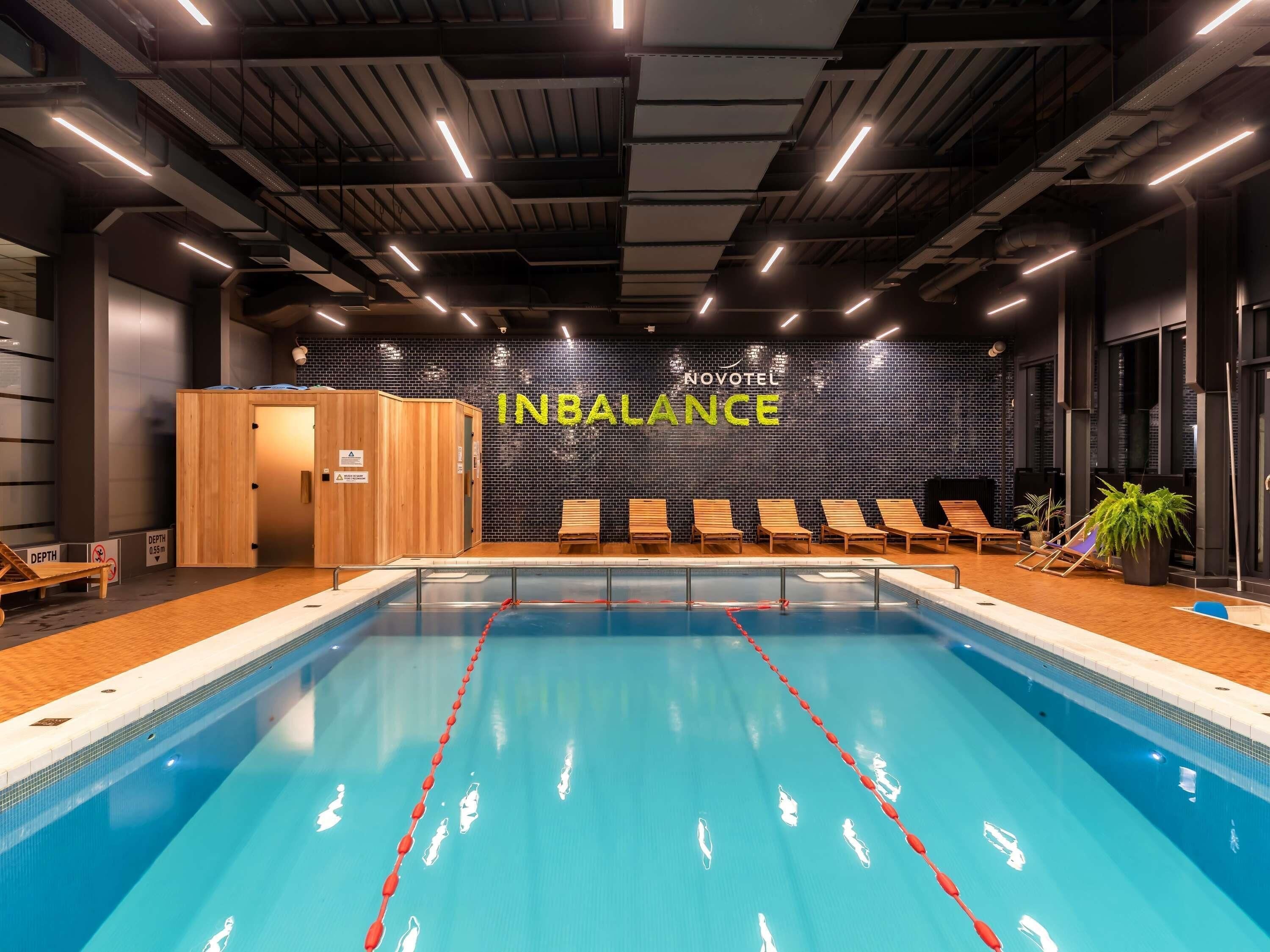 Indoor pool, open 7:00 AM to 10:00 PM, sun loungers