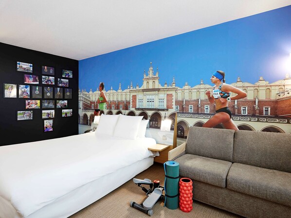 1 habitación, ropa de cama hipoalergénica y minibar 