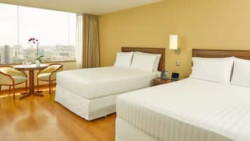 Standard Room, 2 Queen Beds | Premium bedding, down comforters, memory foam beds, minibar