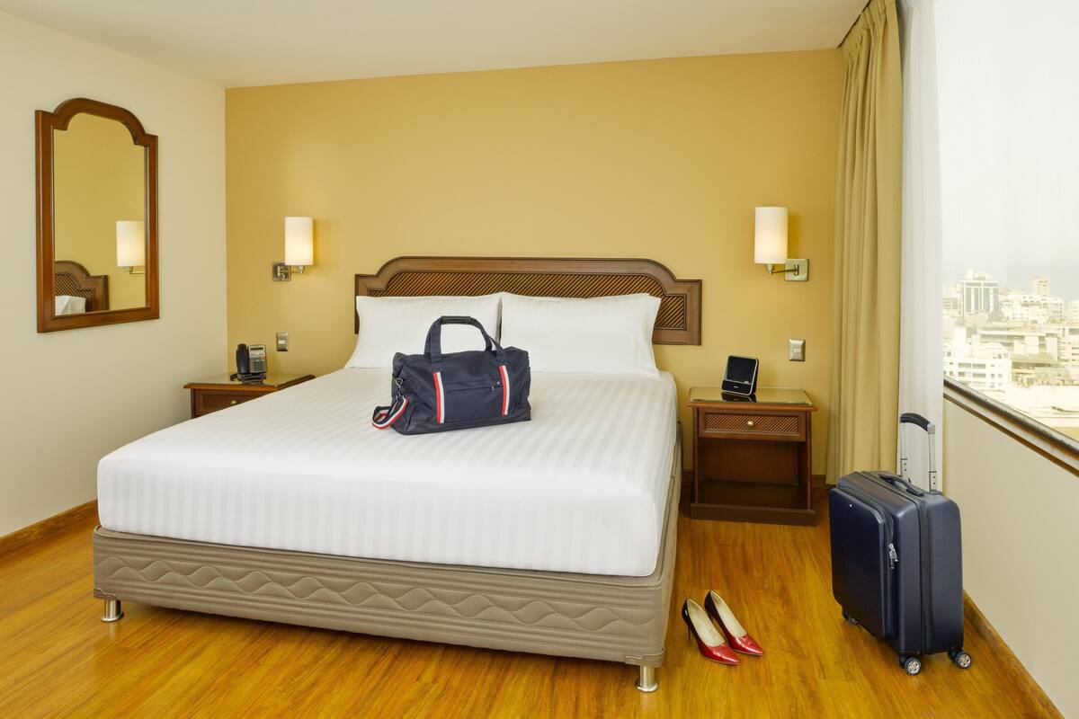 Premium bedding, down comforters, memory foam beds, minibar