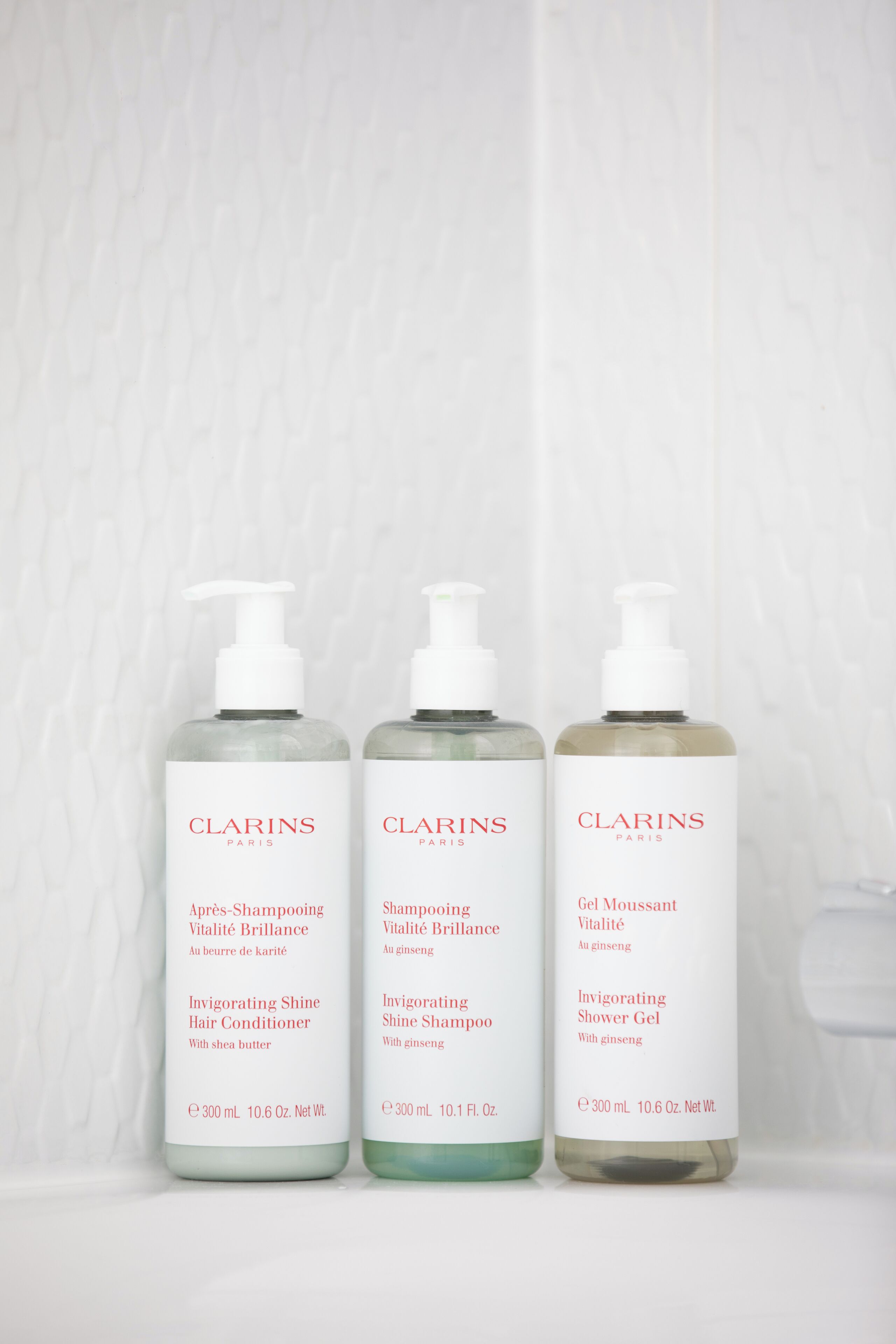 combined shower/bathtub, designer toiletries, hair dryer, bathrobes