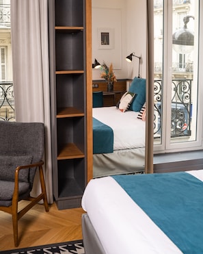 Premium bedding, minibar, in-room safe, desk