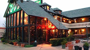 Front of property – evening/night