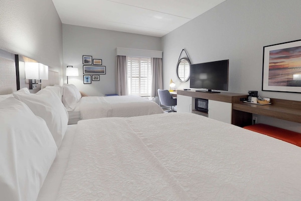 Room, 2 Queen Beds, Non Smoking | In-room safe, desk, iron/ironing board, cribs/infant beds