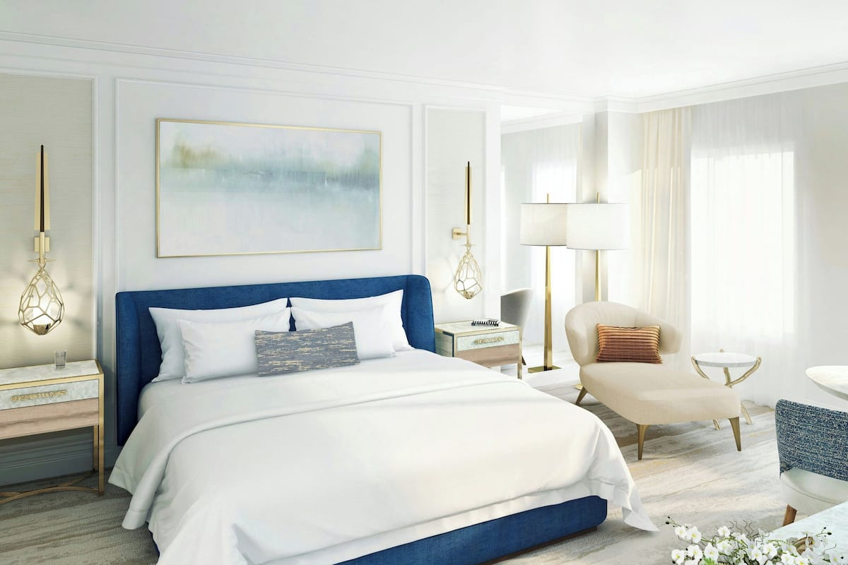 Room, 1 King Bed with Sofa bed, City View | Premium bedding, pillowtop beds, minibar, desk