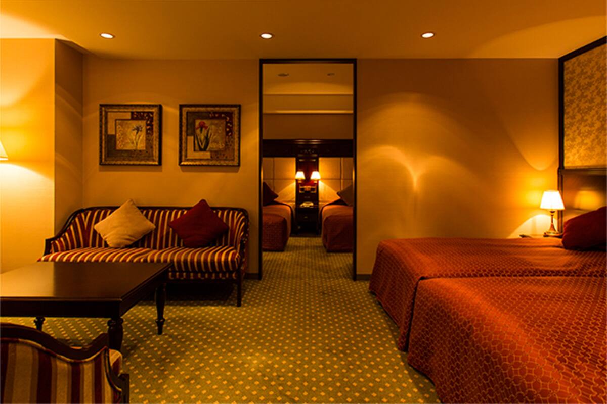 Family Quadruple Room, Non Smoking (Western Style 80sqm) | 1 bedroom, in-room safe, desk, iron/ironing board (on request)