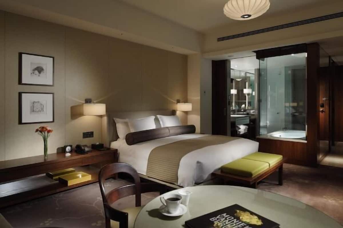 1 chambre, draps en coton égyptien, literie hypoallergénique, minibar