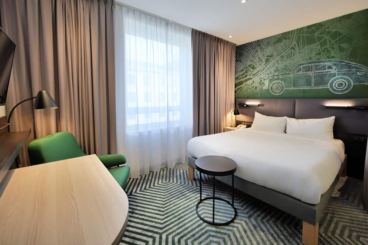 Minibar, in-room safe, desk, blackout curtains