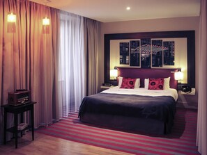 Minibar, in-room safe, desk, blackout curtains