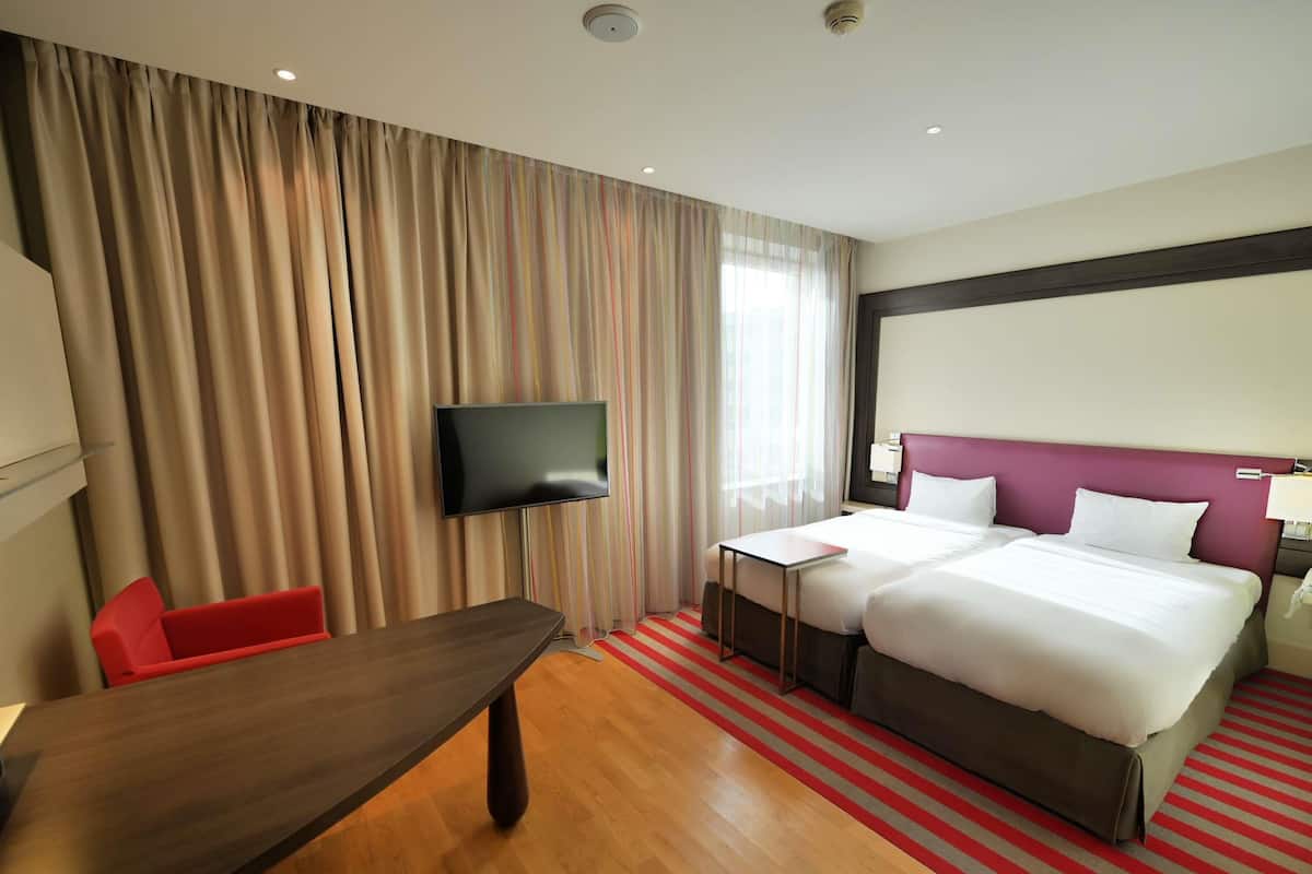 Minibar, in-room safe, desk, blackout curtains