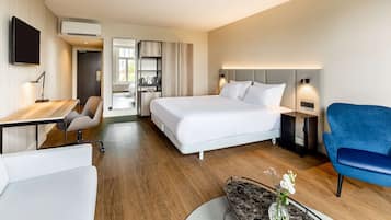 Minibar, in-room safe, desk, blackout curtains