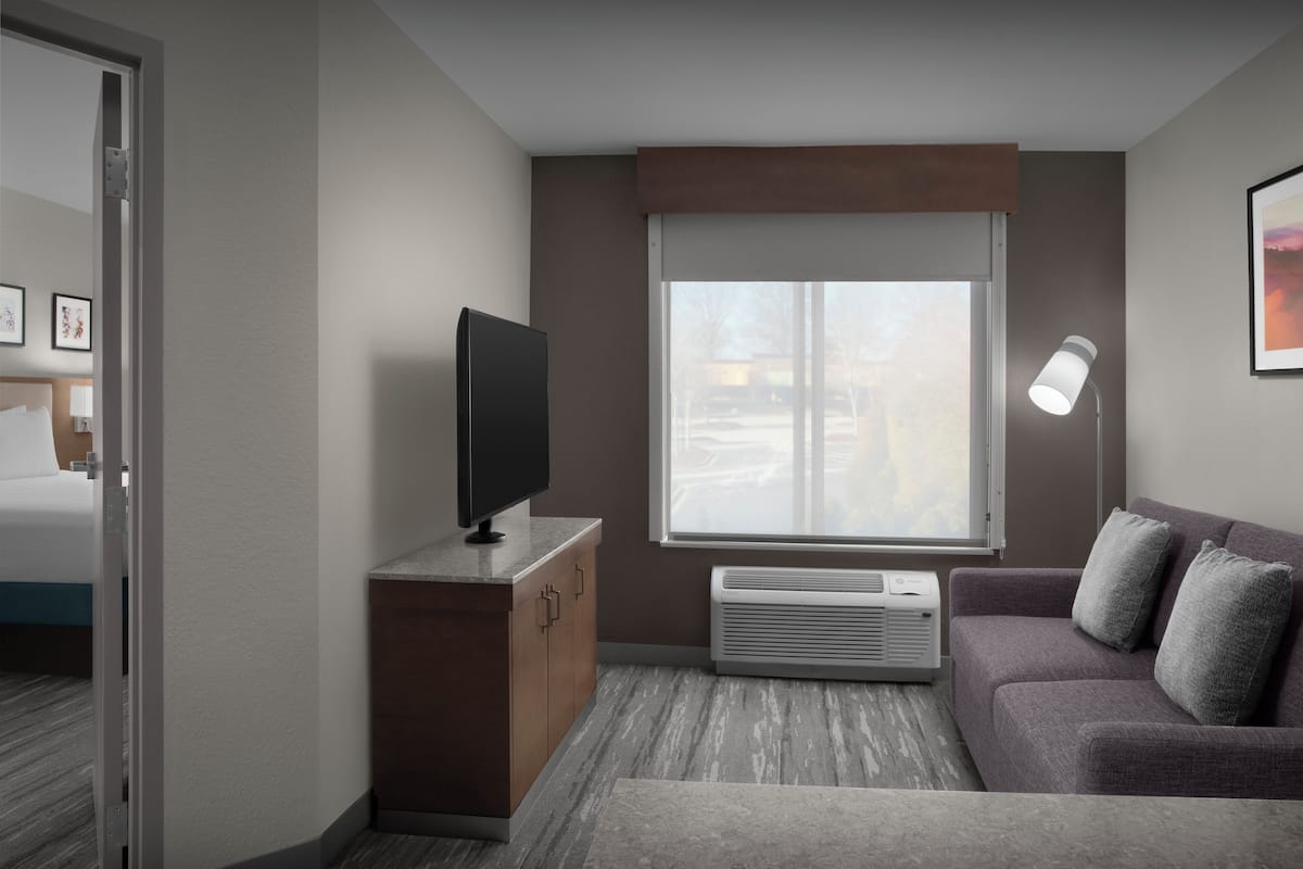 In-room safe, desk, laptop workspace, iron/ironing board