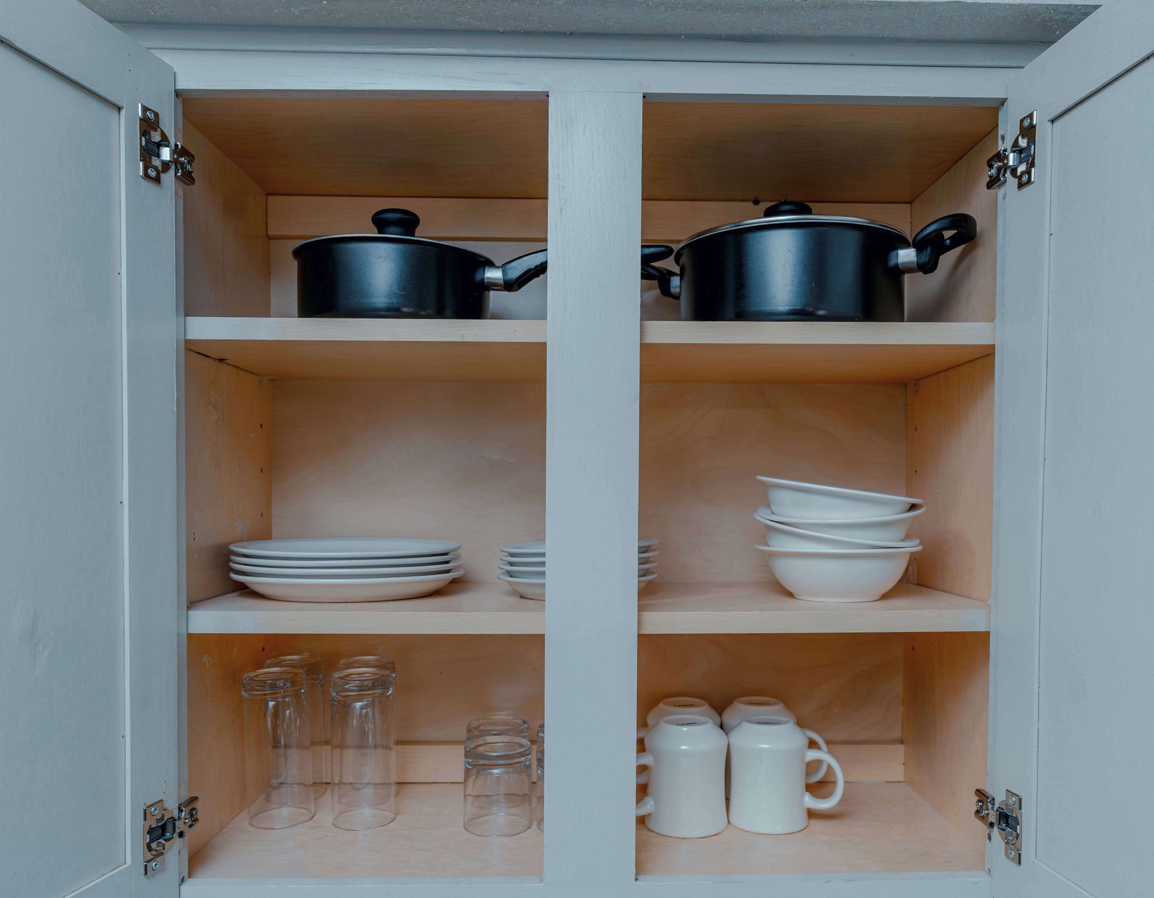 full-sized fridge, microwave, stovetop, dishwasher