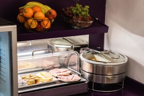 Daily buffet breakfast (EUR 13 per person)