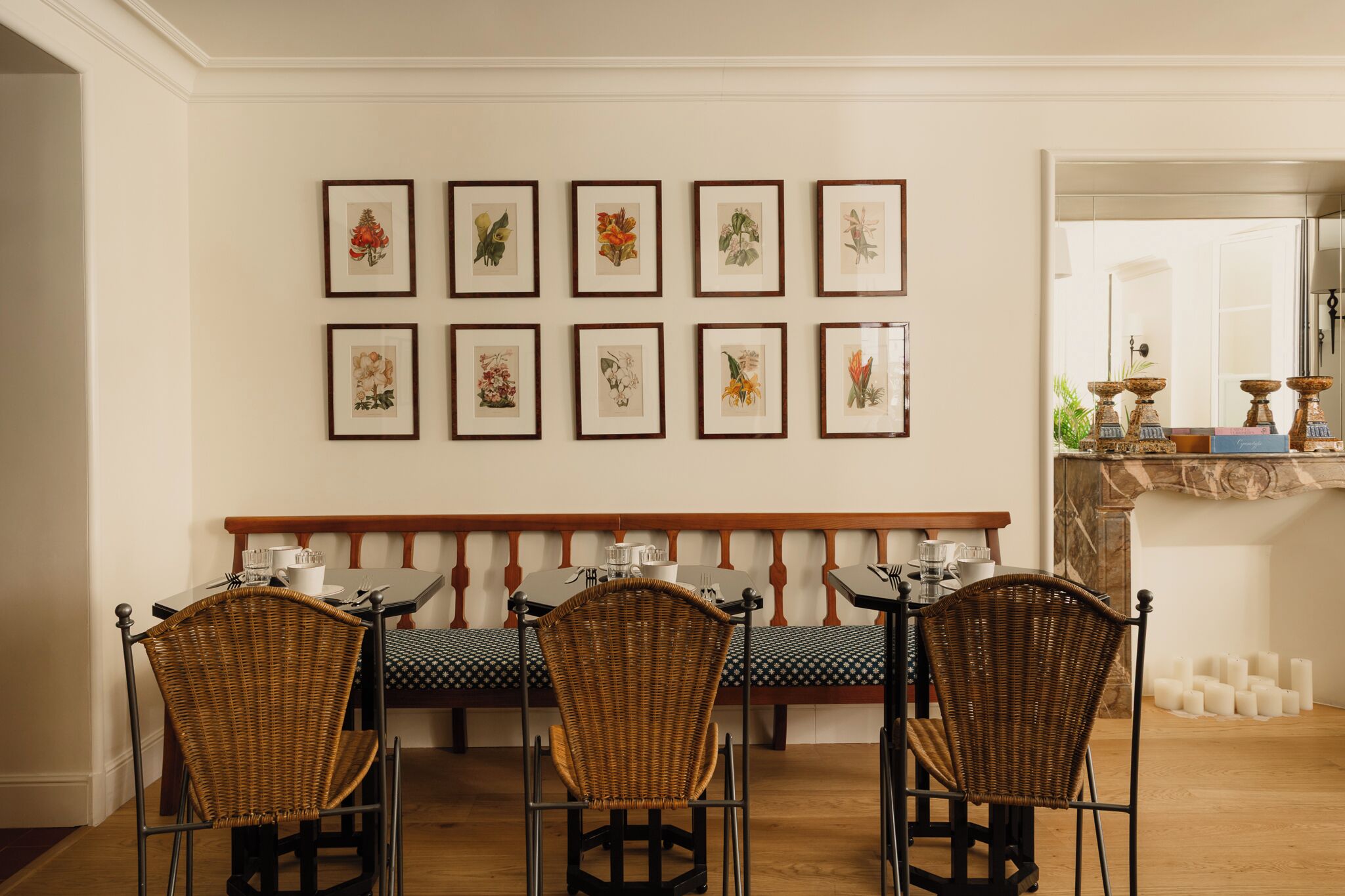 Café da manhã com buffet todos os dias mediante uma taxa