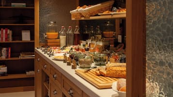 Daily buffet breakfast (EUR 19 per person)