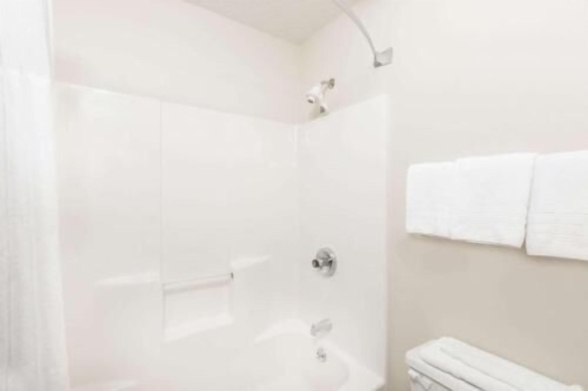Bathroom | Combined shower/tub, free toiletries, hair dryer, towels
