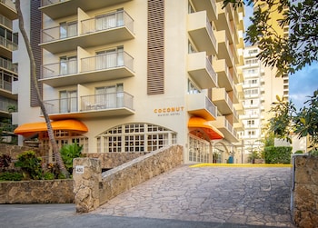Hotel Exterior at Coconut Waikiki Hotel