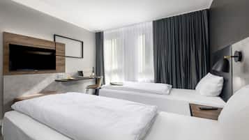 1 habitación y ropa de cama hipoalergénica