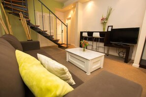 Dúplex | 1 dormitorio, ropa de cama de alta calidad, edredones de plumas