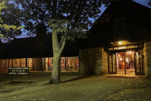 Front of property – evening/night