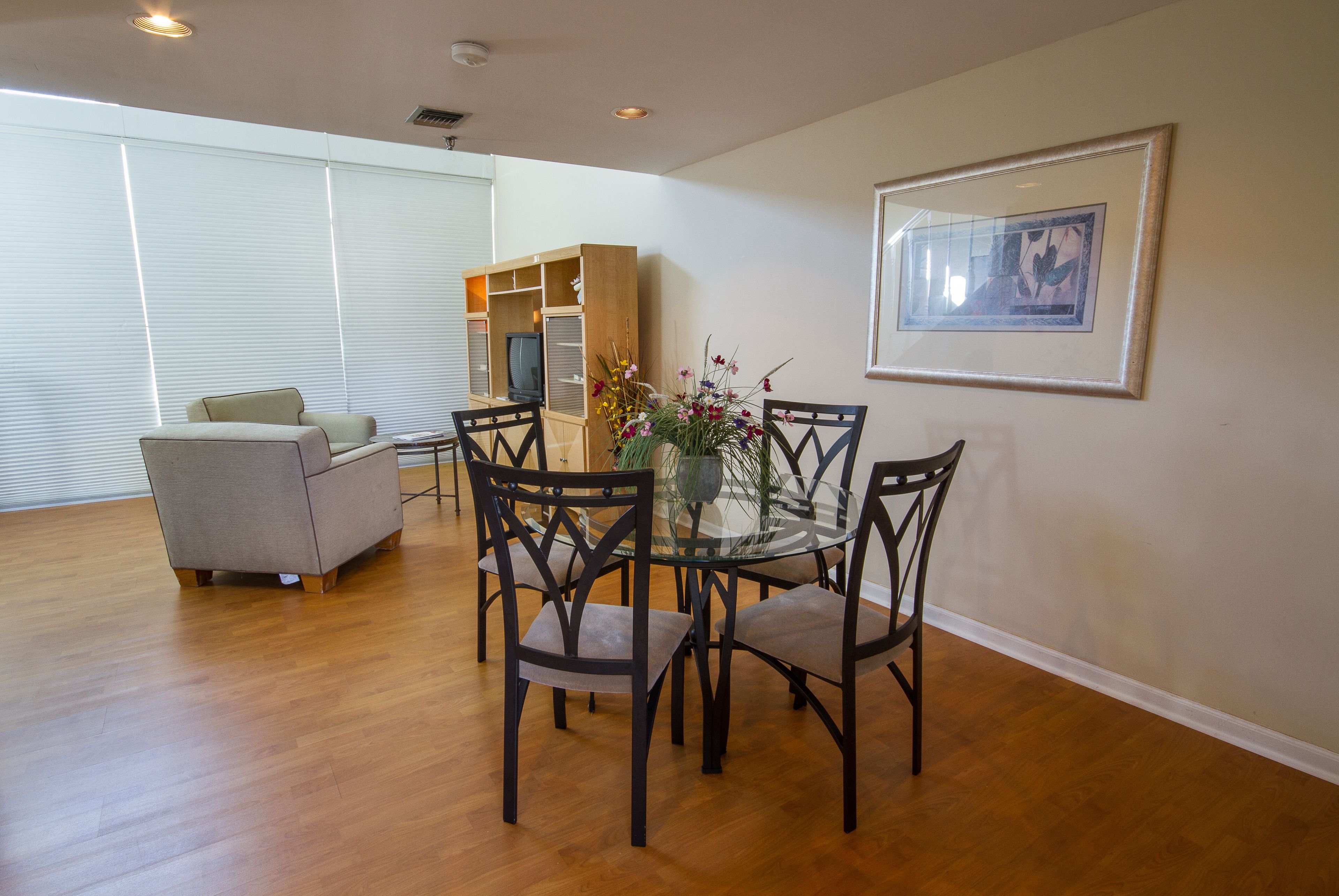 32-英寸纯平电视 （配备有线频道） 、电视