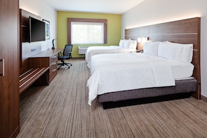 Egyptian cotton sheets, pillowtop beds, in-room safe, desk