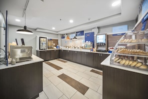 Free daily buffet breakfast