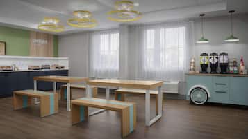 Colazione self-service inclusa, servita tutte le mattine