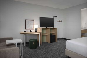 Room, 1 King Bed with Sofa bed | Living area