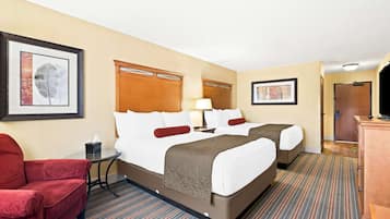Standard Room, 2 Queen Beds, Non Smoking, Refrigerator & Microwave