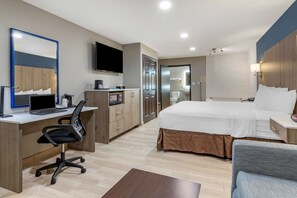 Coffre-fort, bureau, espace de travail pour ordinateurs portables