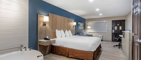 Pillowtop-Betten, Zimmersafe, Schreibtisch