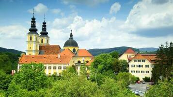 Blick von der Unterkunft