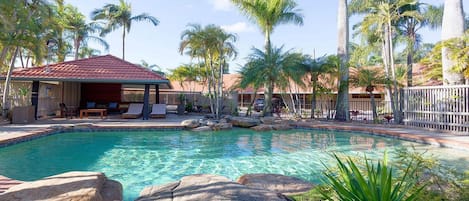 Udendørs pool, liggestole