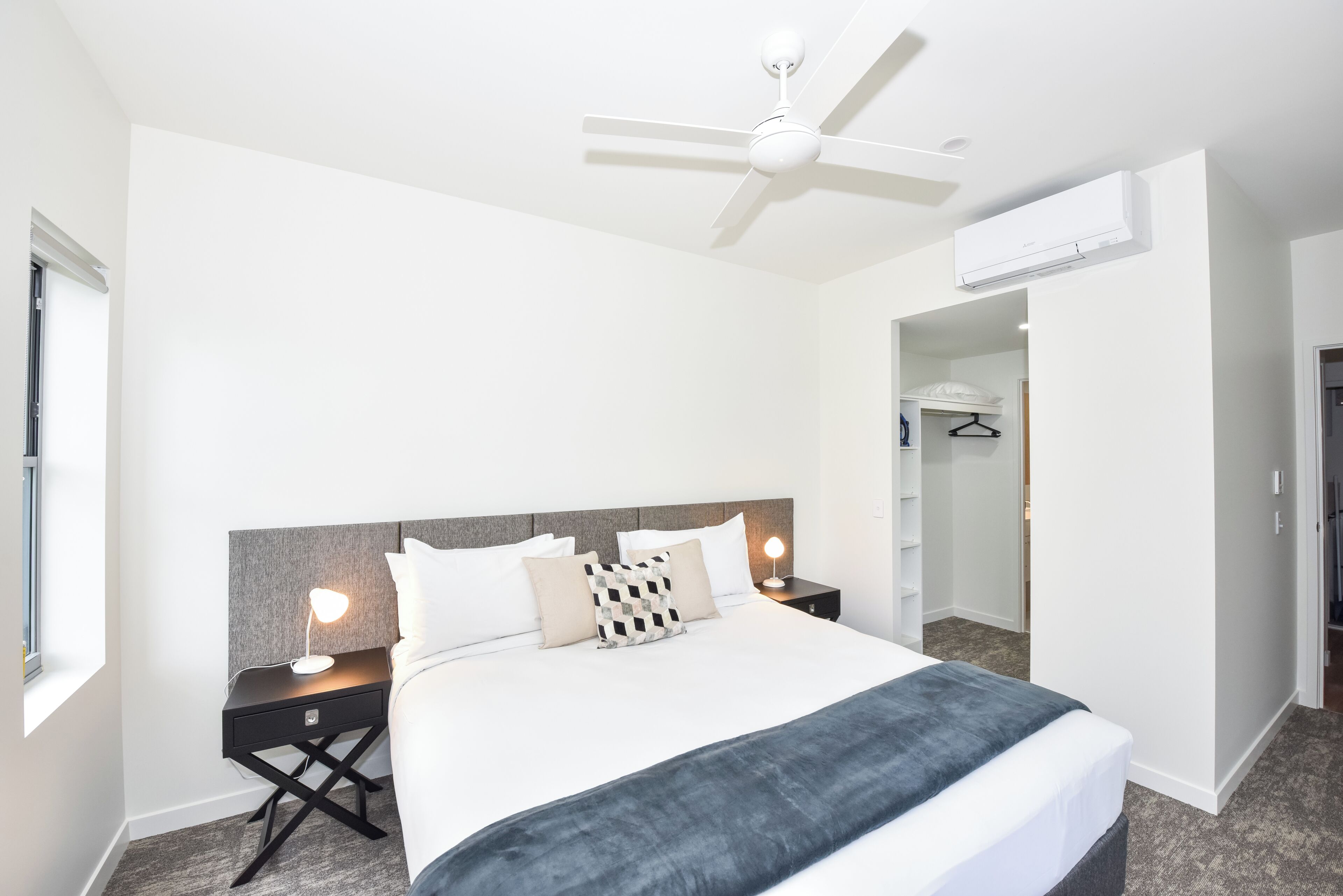 Executive 2 Bedroom Apartment | Desk, laptop workspace, iron/ironing board, free WiFi
