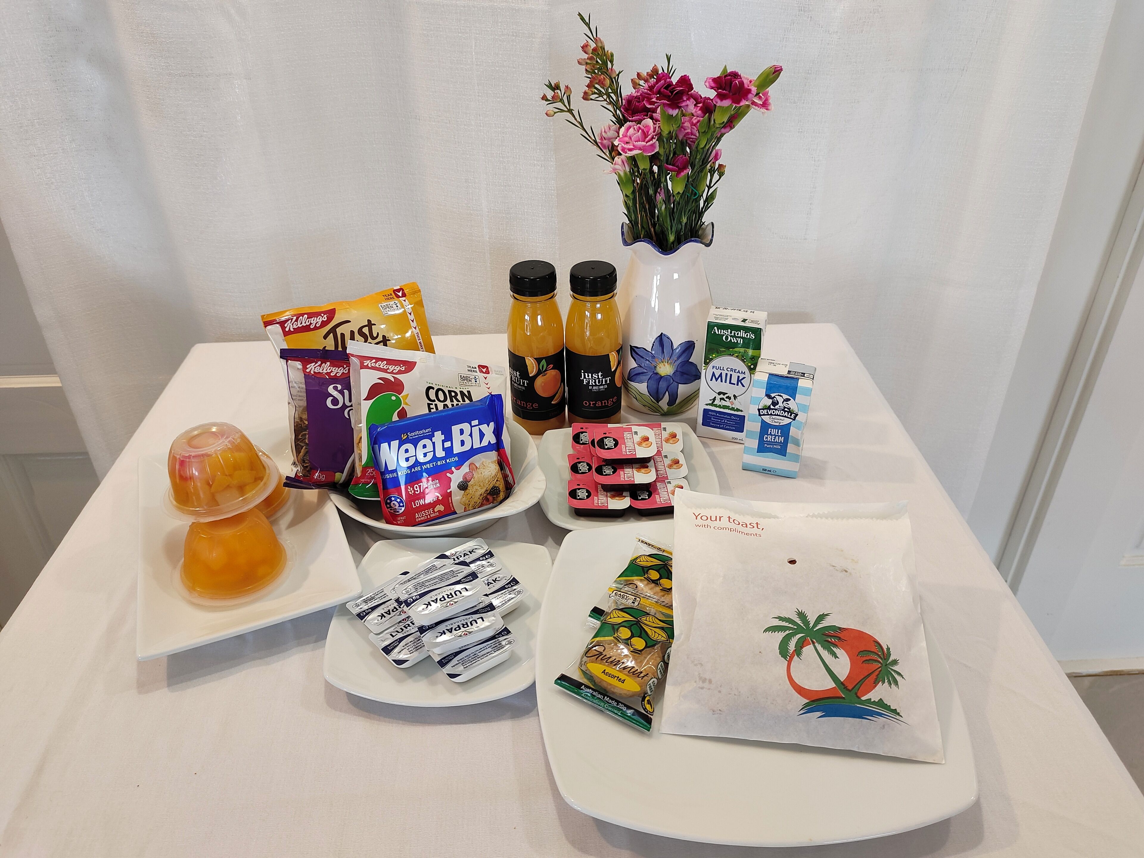Spiseområde på rommet