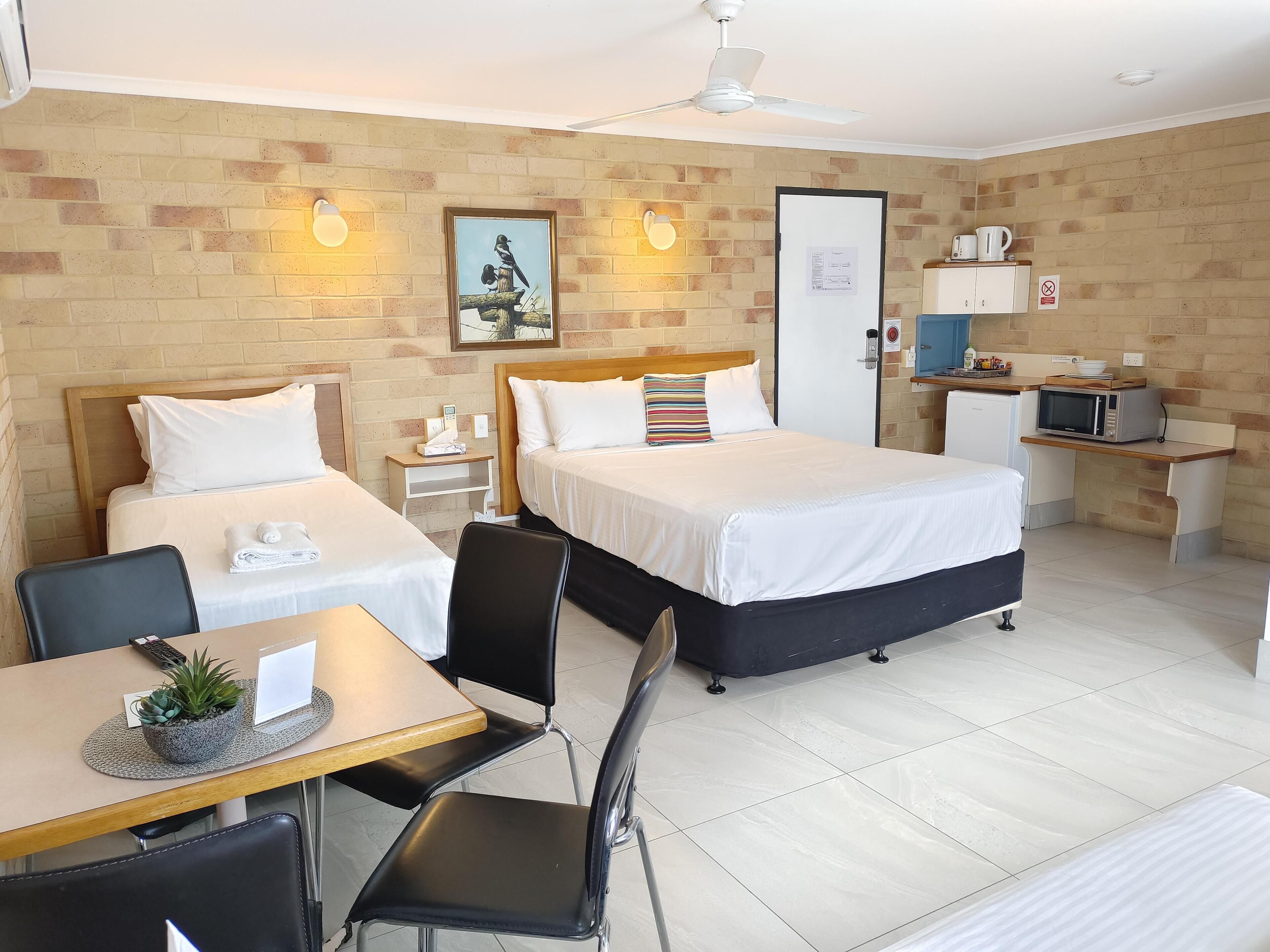 Executive Room, Multiple Beds, Non Smoking, Refrigerator & Microwave | 1 bedroom, in-room safe, desk, blackout curtains