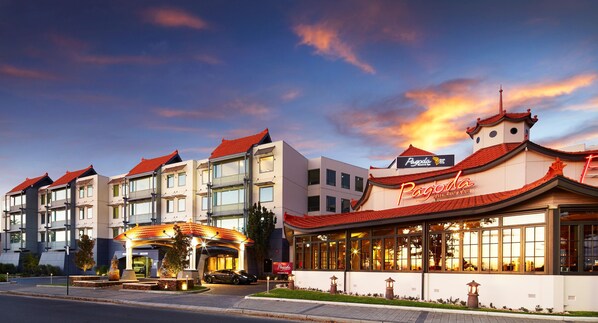 Front of property – evening/night